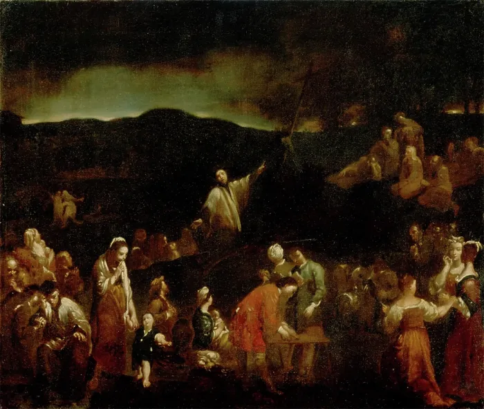 Framed Print : The Mission, c1710. Creator: Giuseppe Maria Crespi Framed Print : The Mission, c1710. Creator: Giuseppe Maria Crespi