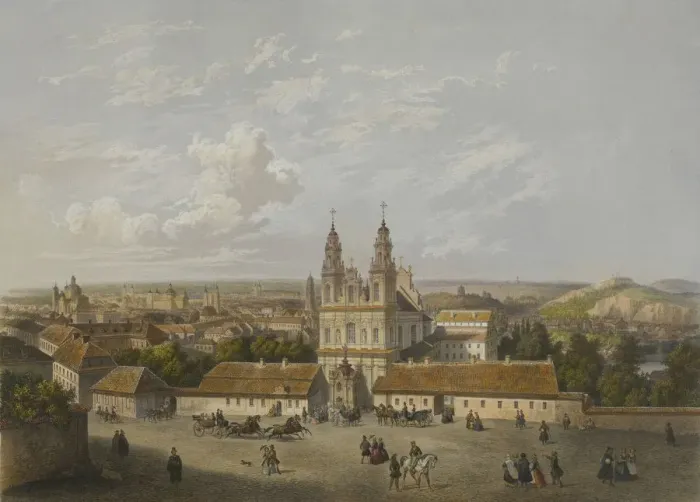 Framed Print : The Mission Church in Vilnius, 1847 Framed Print : The Mission Church in Vilnius, 1847