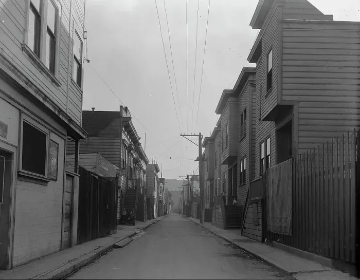 Framed Print : Mission District, San Francisco, California, 1936. Creator: Dorothea Lange Framed Print : Mission District, San Francisco, California, 1936. Creator: Dorothea Lange