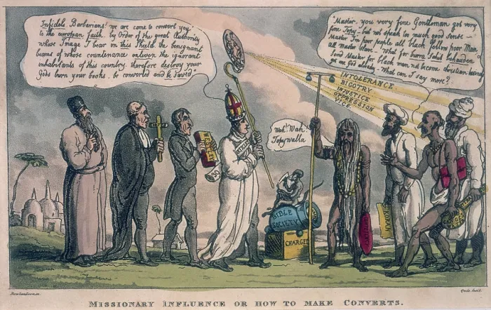 Framed Print : Missionary Influence or How to Make Converts, 1815. Creator: Thomas Rowlandson. Missionary Influence or How to Make Converts, 1815. Creator: Thomas Rowlandson Framed Print : Missionary Influence or How to Make Converts, 1815. Creator: Thomas Rowlandson. Missionary Influence or How to Make Converts, 1815. Creator: Thomas Rowlandson