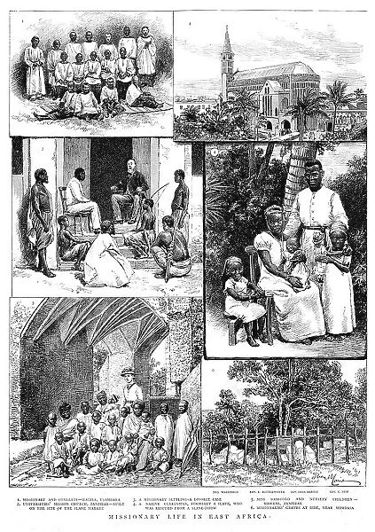Missionary Life in East Africa, 1890. Creator: Unknown