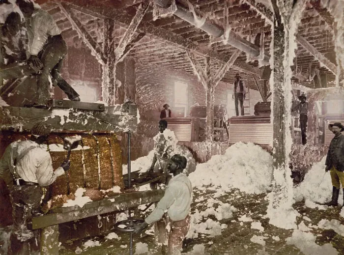 Framed Print : Mississippi cotton gin at Dahomey, 1899. Creator: Unknown Framed Print : Mississippi cotton gin at Dahomey, 1899. Creator: Unknown