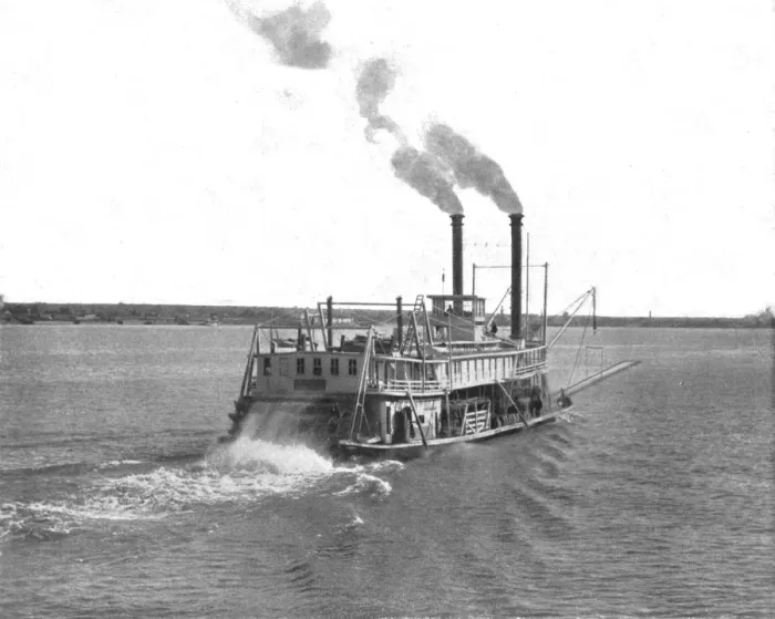 Framed Print : Mississippi Paddle Steamer, USA, c1900. Creator: Unknown Framed Print : Mississippi Paddle Steamer, USA, c1900. Creator: Unknown