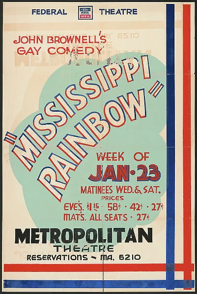 Mississippi Rainbow, Seattle, 1938. Creator: Unknown