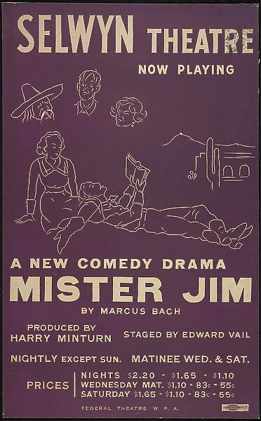 Mister Jim, Chicago, 1938. Creator: Unknown