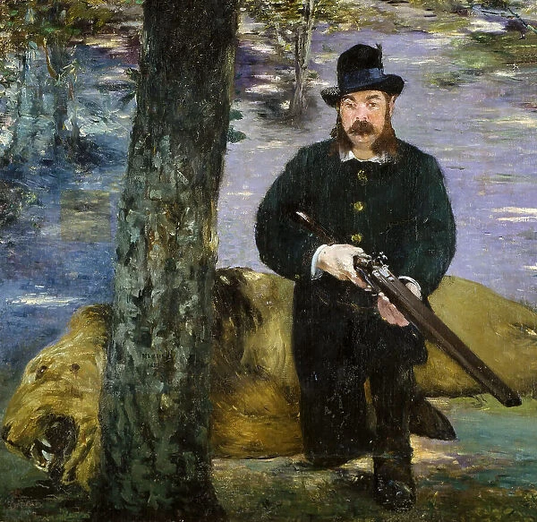 Mister Pertuiset, the Lion Hunter, 1881. Creator: Manet, Édouard (1832-1883)