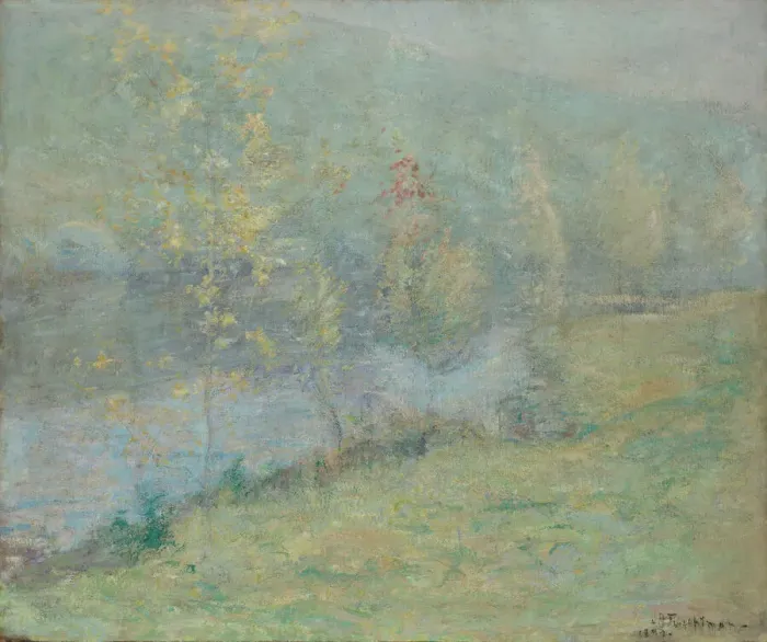 Framed Print : Misty May Morn, 1899. Creator: John Henry Twachtman Framed Print : Misty May Morn, 1899. Creator: John Henry Twachtman