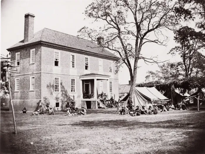 Framed Print : [Mitchells Plantation, Hopewell, Virginia], 1863-64. Creator: Unknown