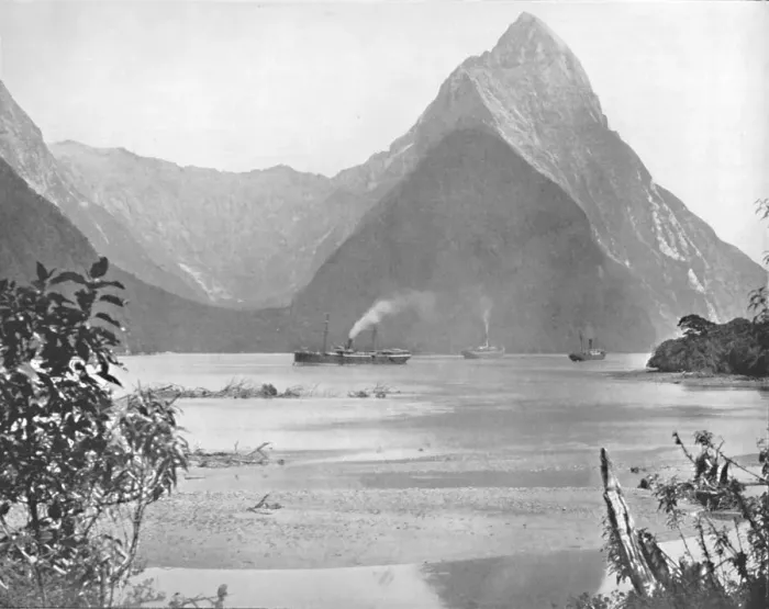 Framed Print : Mitre Peak, 19th century Framed Print : Mitre Peak, 19th century