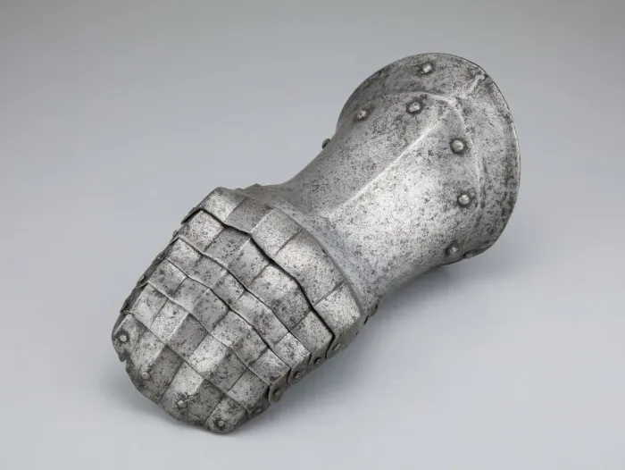 Framed Print : Mitten Gauntlet for the Left Hand, Italy, c. 1510 / 20. Creator: Unknown Framed Print : Mitten Gauntlet for the Left Hand, Italy, c. 1510 / 20. Creator: Unknown