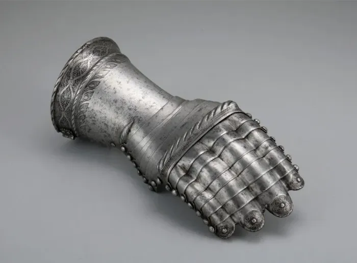 Framed Print : Mitten Gauntlet for the Right Hand, Augsburg, c. 1540. Creator: Unknown Framed Print : Mitten Gauntlet for the Right Hand, Augsburg, c. 1540. Creator: Unknown