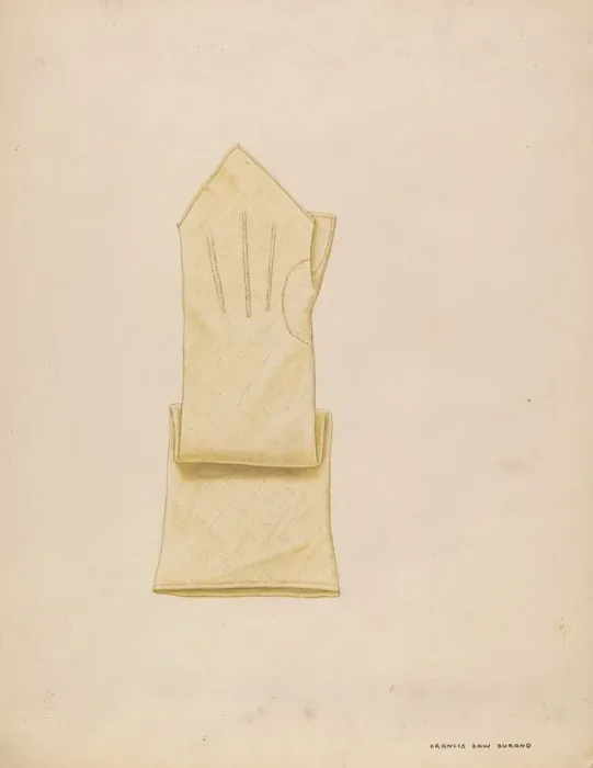 Framed Print : Mitts, c. 1937. Creator: Francis Law Durand Framed Print : Mitts, c. 1937. Creator: Francis Law Durand