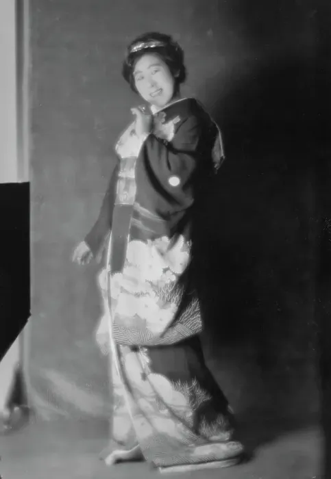 Framed Print : Miura, Tamaki, Madame, in costume, 1915 Nov. 5. Creator: Arnold Genthe Framed Print : Miura, Tamaki, Madame, in costume, 1915 Nov. 5. Creator: Arnold Genthe