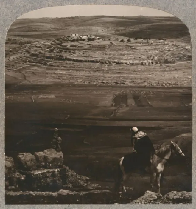 Framed Print : Mizpeh, with Jacobs Pllar of Stones, c1900 Framed Print : Mizpeh, with Jacobs Pllar of Stones, c1900