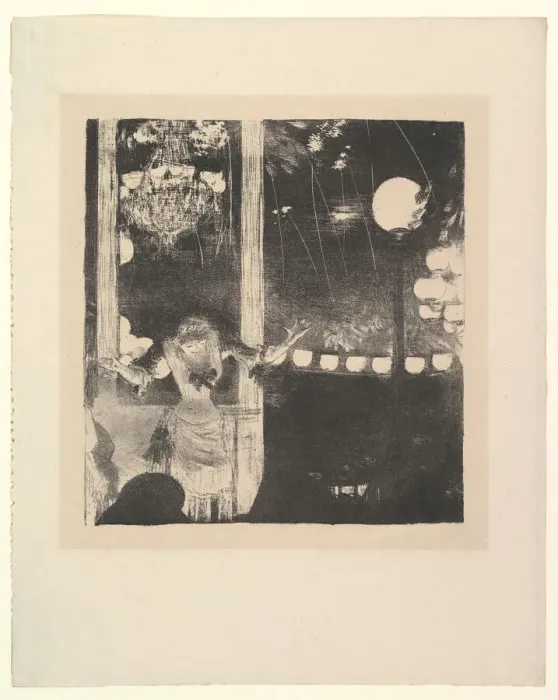 Framed Print : Mlle Becat at the Cafedes Ambassadeurs, Paris, 1877-78. Creator: Edgar Degas Framed Print : Mlle Becat at the Cafedes Ambassadeurs, Paris, 1877-78. Creator: Edgar Degas