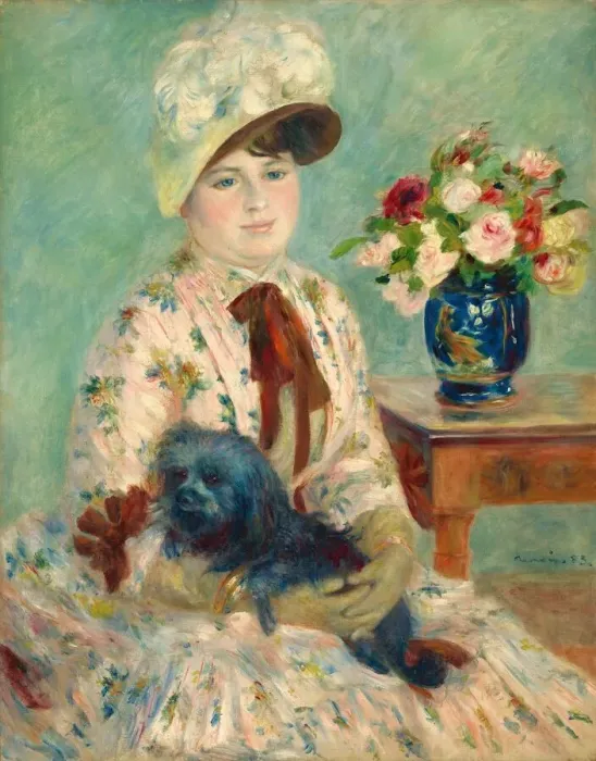 Framed Print : Mlle Charlotte Berthier, 1883. Creator: Pierre-Auguste Renoir Framed Print : Mlle Charlotte Berthier, 1883. Creator: Pierre-Auguste Renoir