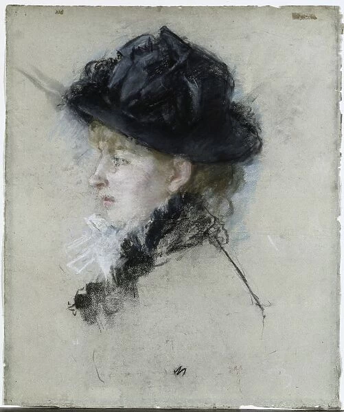 Mlle. Louise Riesener, 1888. Creator: Berthe Morisot (French, 1841-1895)
