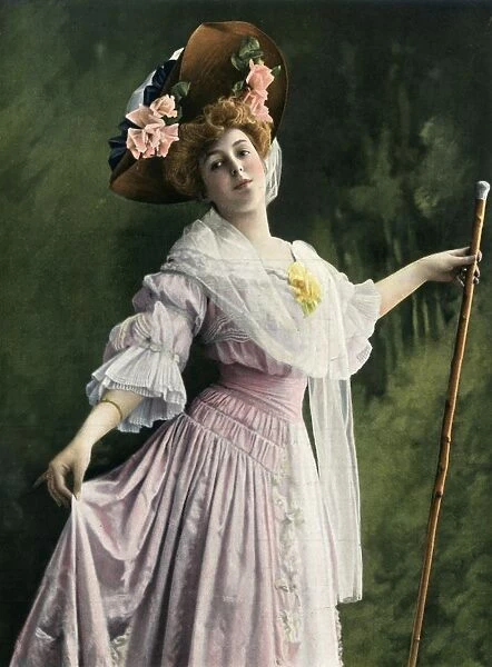 Mlle. Marthe Regnier, role de Jacqueline. - La Passerelle. - Vaudeville, 1904. Creator: Unknown