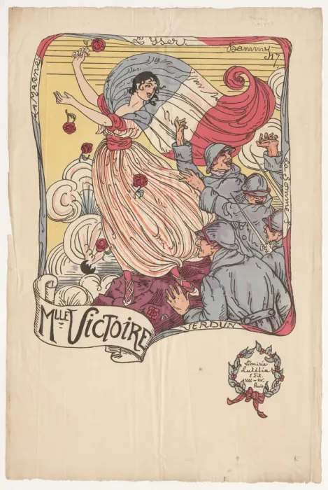 Framed Print : Mlle Victoire, 1917. Creator: Dammy, H. Robert (c. 1890-?) Framed Print : Mlle Victoire, 1917. Creator: Dammy, H. Robert (c. 1890-?)