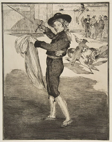 Mlle. Victorine in the Costume of an 'Espada', 1862. Creator: Edouard Manet