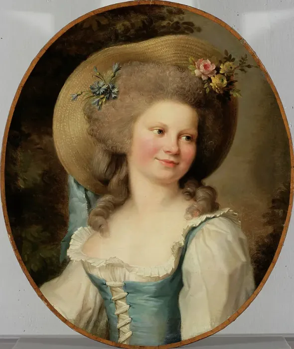 Framed Print : Mme Dugazon in the role of Babet, c1780s. Creator: Adelaide Labille-Guiard Framed Print : Mme Dugazon in the role of Babet, c1780s. Creator: Adelaide Labille-Guiard