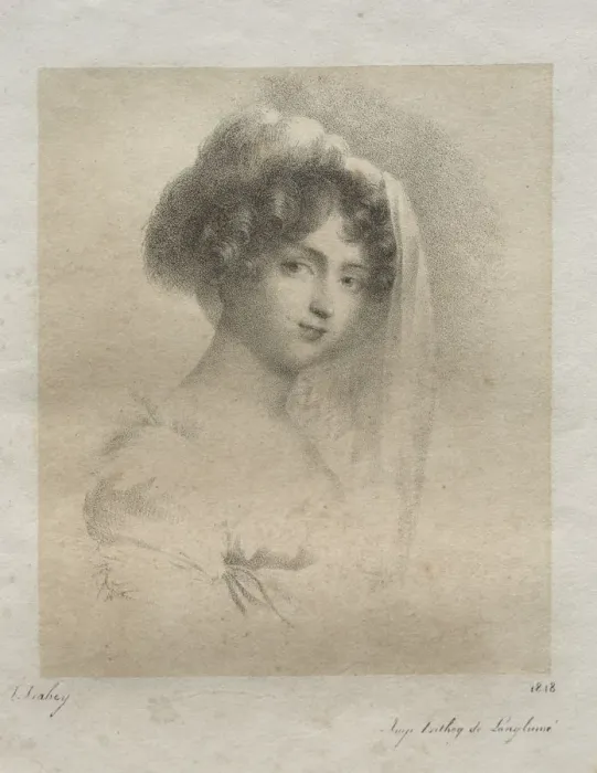 Framed Print : Mme. Horace Vernet, 1818. Creator: Jean-Baptiste Isabey (French, 1767-1855) Framed Print : Mme. Horace Vernet, 1818. Creator: Jean-Baptiste Isabey (French, 1767-1855)