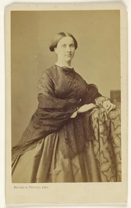 Framed Print : Mme. Luzie, 1862. Creator: Bayard & Bertall Framed Print : Mme. Luzie, 1862. Creator: Bayard & Bertall
