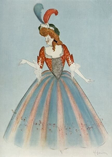 Mme Rejane - Role de la Montansier. - La Montansier, 1904. Creator: Unknown