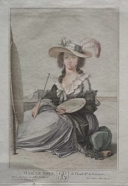 Mme Vigee Lebrun, c. 1800. Creator: Anonymous