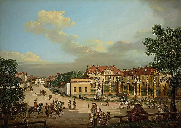 The Mniszech Palace in Warsaw, 1779. Creator: Bellotto, Bernardo (1720-1780)