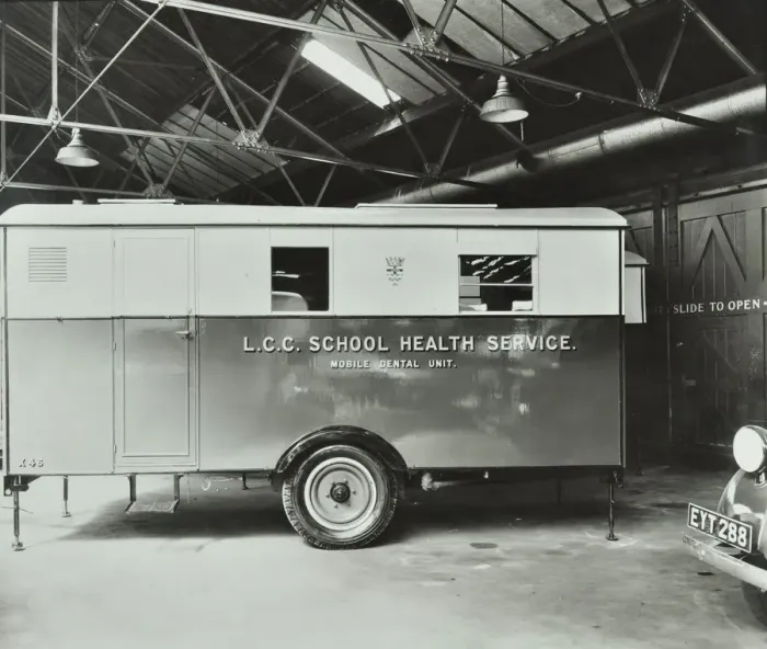Framed Print : Mobile dental unit, 1947 Framed Print : Mobile dental unit, 1947
