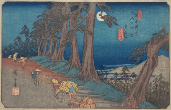 Framed Print : Mochizuki. Creator: Ando Hiroshige