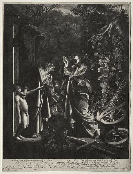 The Mocking of Ceres. Creator: Hendrik Goudt (Dutch, 1585-1630)