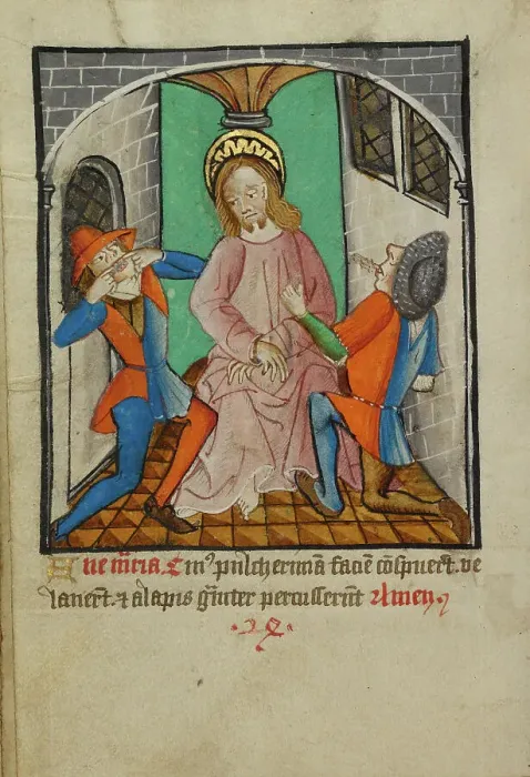 Framed Print : The Mocking of Christ, about 1480-1490. Creator: Unknown Framed Print : The Mocking of Christ, about 1480-1490. Creator: Unknown