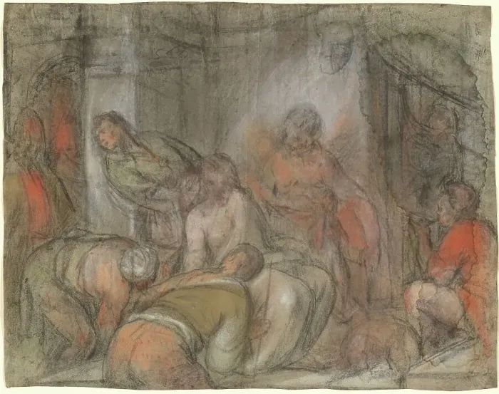 Framed Print : The Mocking of Christ, 1568. Creator: Jacopo Bassano il vecchio Framed Print : The Mocking of Christ, 1568. Creator: Jacopo Bassano il vecchio
