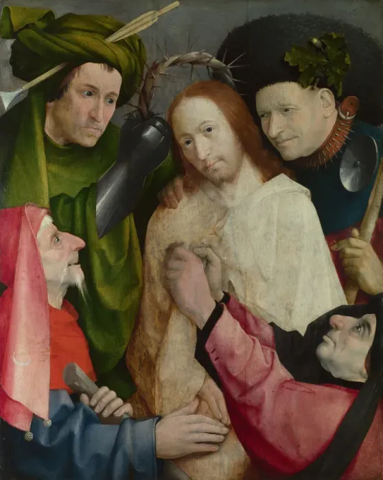 Framed Print : The Mocking of Christ, c. 1500. Artist: Bosch, Hieronymus (c. 1450-1516) Framed Print : The Mocking of Christ, c. 1500. Artist: Bosch, Hieronymus (c. 1450-1516)