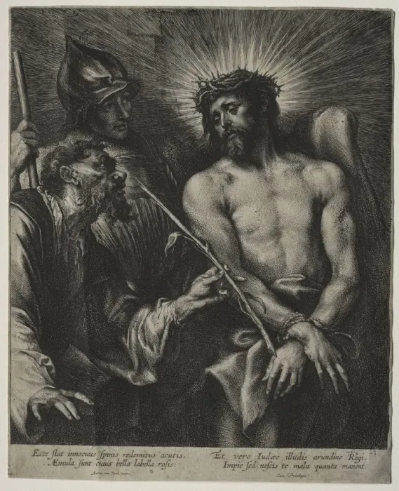 Framed Print : Mocking of Christ. Creator: Anthony van Dyck (Flemish, 1599-1641) Framed Print : Mocking of Christ. Creator: Anthony van Dyck (Flemish, 1599-1641)