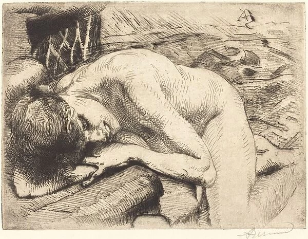 Model Asleep on the Floor (Le modele endormi aterre), 1885