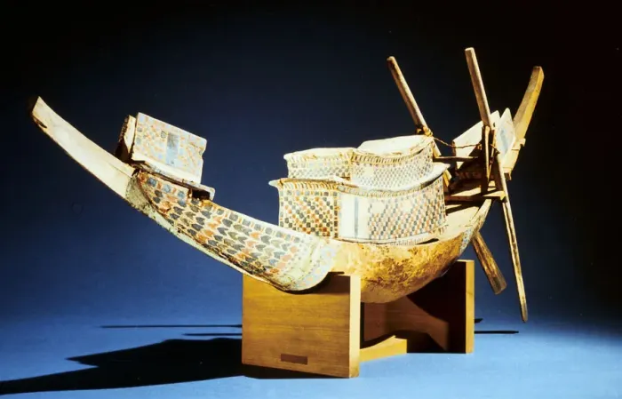 Framed Print : Model of a boat, Ancient Egyptian, 18th Dynasty, c1325 BC Framed Print : Model of a boat, Ancient Egyptian, 18th Dynasty, c1325 BC