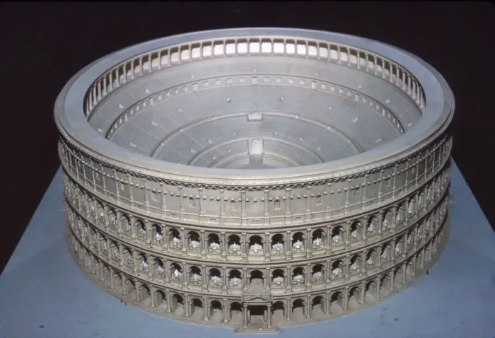 Framed Print : Model of Colosseum at Rome (Museo di Civilta Roma), c20th century. Artist: CM Dixon Framed Print : Model of Colosseum at Rome (Museo di Civilta Roma), c20th century. Artist: CM Dixon