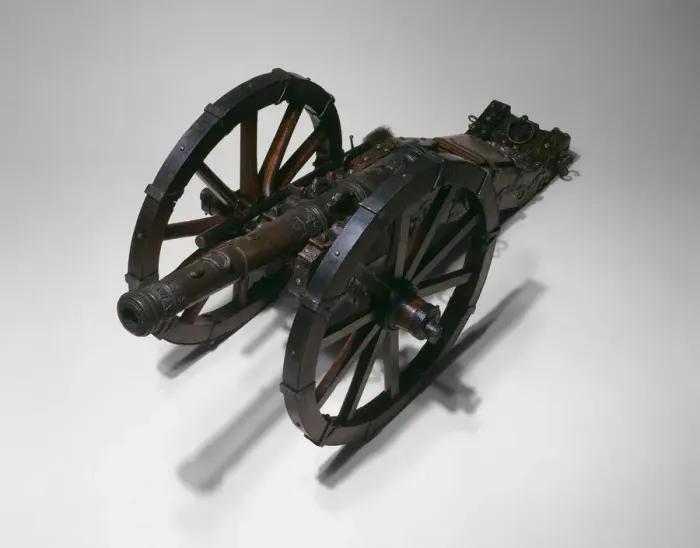 Framed Print : Model Field Cannon (Serpentine), Vienna, 1595. Creator: Hans Reischperger Framed Print : Model Field Cannon (Serpentine), Vienna, 1595. Creator: Hans Reischperger