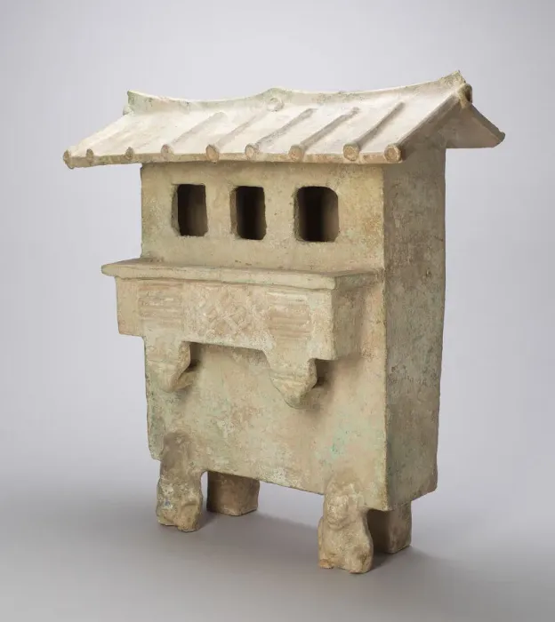 Framed Print : Model of a Grain Storehouse, Eastern Han dynasty (A. D. 25-220). Creator: Unknown Framed Print : Model of a Grain Storehouse, Eastern Han dynasty (A. D. 25-220). Creator: Unknown