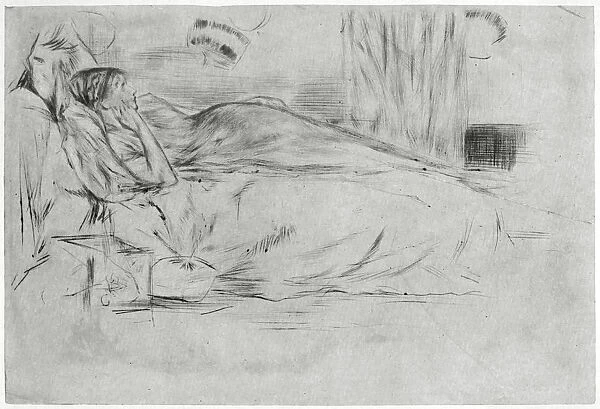 The Model, Lying Down, c1864 (1904). Artist: James Abbott McNeill Whistler