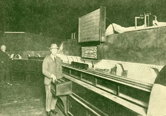 Framed Print : A Model of the Post Office Tube Railway, 1930. Creator: Unknown Framed Print : A Model of the Post Office Tube Railway, 1930. Creator: Unknown