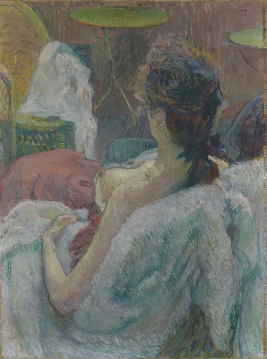 Framed Print : The Model Resting, 1889. Creator: Henri de Toulouse-Lautrec Framed Print : The Model Resting, 1889. Creator: Henri de Toulouse-Lautrec