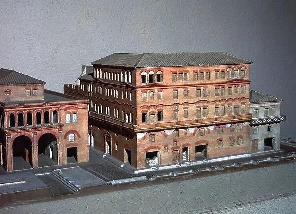 Model of a Roman apartment house, 2nd century