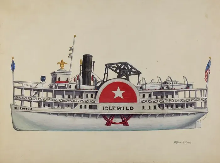 Framed Print : Model Ship Idlewild, c. 1938. Creator: Frank Gray. Model Ship Idlewild, c. 1938. Creator: Frank Gray Framed Print : Model Ship Idlewild, c. 1938. Creator: Frank Gray. Model Ship Idlewild, c. 1938. Creator: Frank Gray