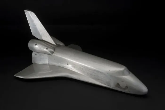 Framed Print : Model, Space Shuttle, Final Orbiter Concept, 1970s-2000s. Creator: Unknown