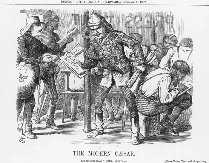 Framed Print : The Modern Caesar, 1882. Artist: Joseph Swain Framed Print : The Modern Caesar, 1882. Artist: Joseph Swain