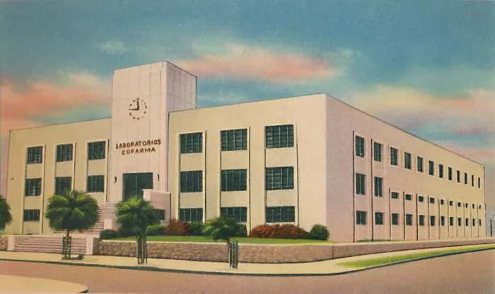 Framed Print : The modern COFARMA Building, Barranquilla, c1940s Framed Print : The modern COFARMA Building, Barranquilla, c1940s